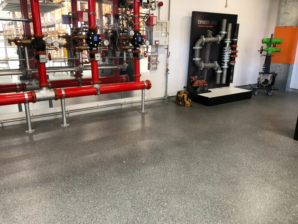Manufacturing facility epoxy flooring project